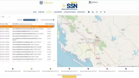 Protección Civil Estatal presenta reporte actualizado de la actividad sísmica en Sinaloa