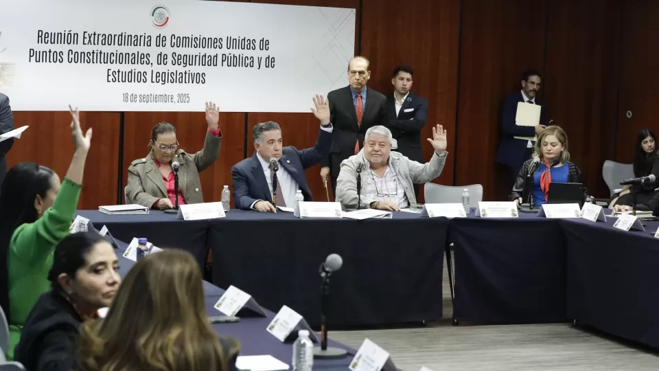 Senado de la República avala en comisiones dictamen en materia de extorsión