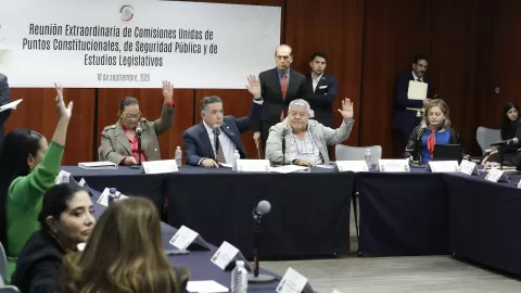 Senado de la República avala en comisiones dictamen en materia de extorsión