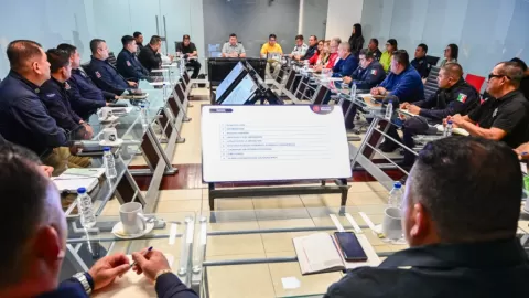 Autoridades de seguridad, Protección Civil y cuerpos de auxilio se reúnen para coordinar el Plan General Operativo Semana Santa 2026