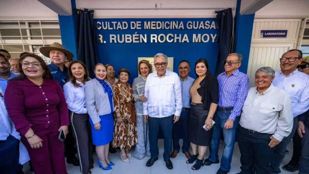 Inaugura el gobernador Rocha Moya la Facultad de Medicina de la UAS en Guasave