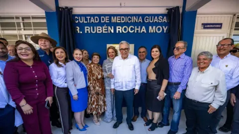 Inaugura el gobernador Rocha Moya la Facultad de Medicina de la UAS en Guasave