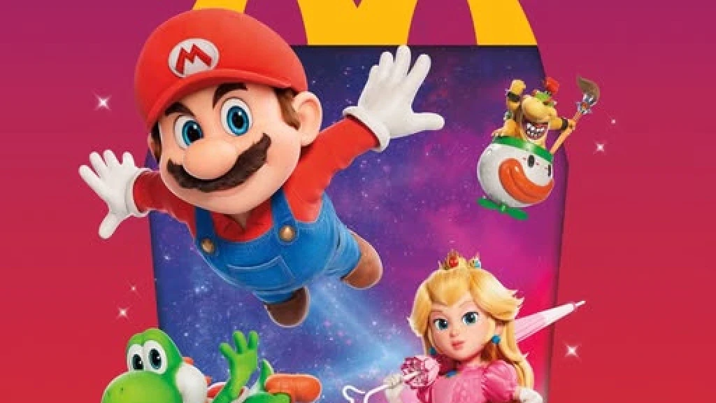 McDonald's Lanza Cajita Feliz de 'Super Mario Galaxy: La Película' con Figuras Coleccionables y Experiencia Digital