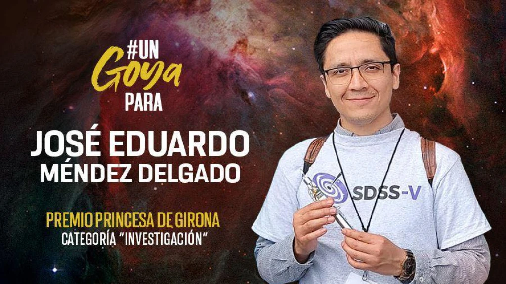 Astrofísico Mexicano de la UNAM, José Eduardo Méndez, Recibe el Prestigioso Premio Princesa de Girona 2026 por Investigaciones Galácticas