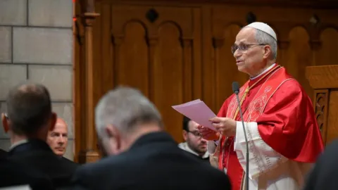 El Papa León XIV clamó por la paz mundial en su primer Domingo de Ramos