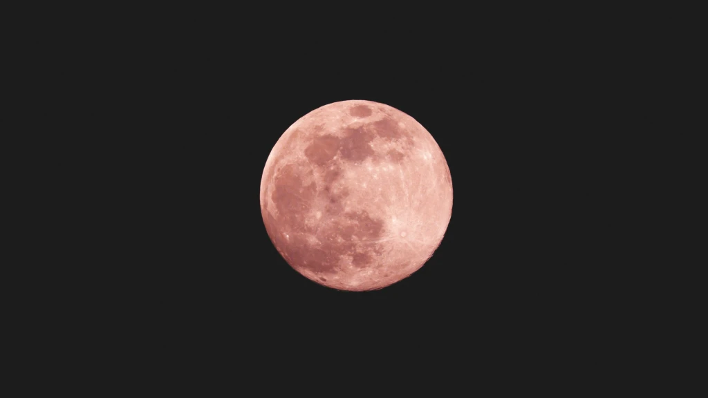 Luna Rosa Deslumbra con su Belleza HOY 1 de abril – Horarios para no perderte el Espectáculo Astronómico