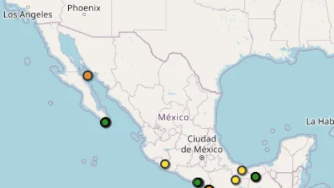 Múltiples Sismos Sacuden México: Oaxaca, Chiapas y BCS Registran Movimientos el 5 de Abril Según el SSN