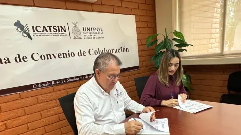 Unipol Sinaloa firma Convenio de Colaboración con ICATSIN