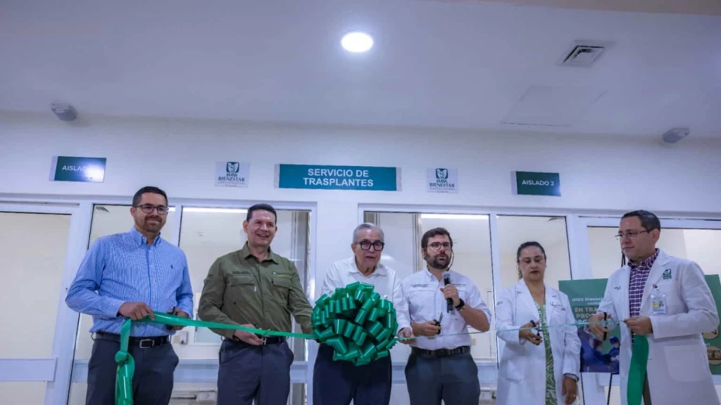 El Gobernador y autoridades de IMSS Bienestar inauguran Unidad de Trasplantes en el Hospital General de Culiacán