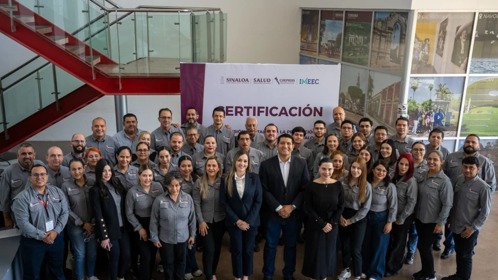 Avanza COEPRISS en calidad: recibe certificación del Instituto Mexicano de Normalización y Certificación