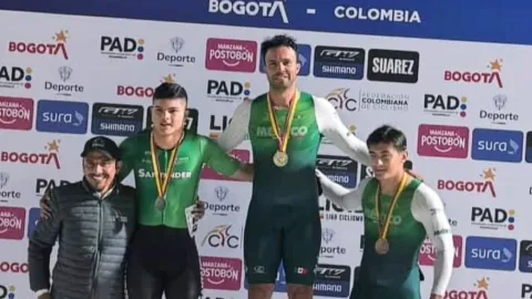 México inicia con cosecha de seis medallas en el Torneo Internacional de Ciclismo de Pista en Colombia