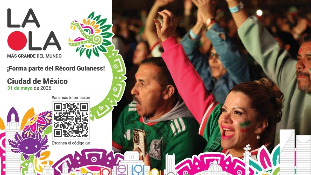 CDMX Busca Récord Mundial con 'La Ola Más Grande' en Paseo de la Reforma rumbo al Mundial 2026