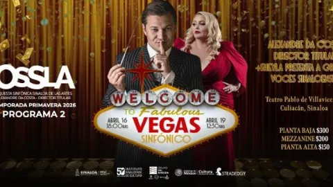La OSSLA Presenta el Espectáculo “Las Vegas Sinfónico” con Alexandre Da Costa y la Magnífica Voz de Sheyla