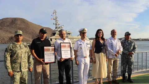Conmemoran el 112 aniversario del Primer Combate Aeronaval del Mundo en Topolobampo