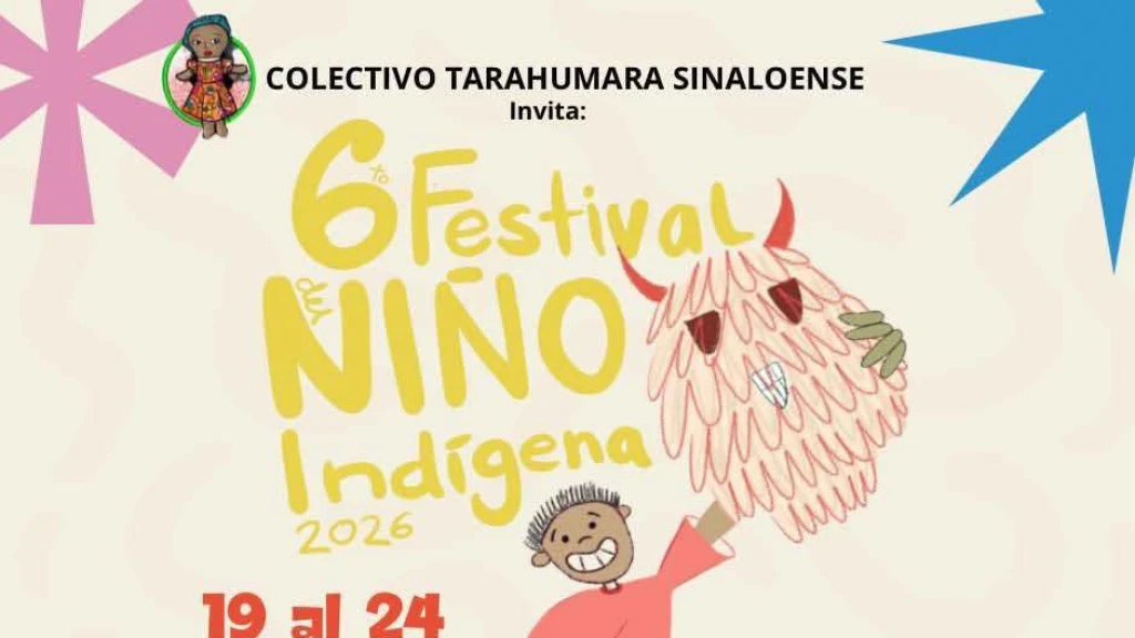 Del 19 al 24 de abril, se llevará a cabo el 6° Festival del Niño Indígena