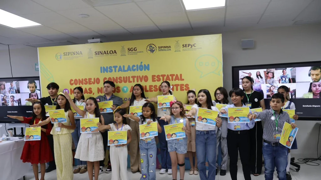 Sinaloa ya cuenta con Consejo Consultivo de Niñas, Niños y Adolescentes