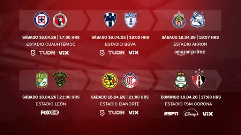 Liga MX: ¡Jornada 15 de Infarto! Horarios y Canales para no Perderte nada HOY 18 de Abril