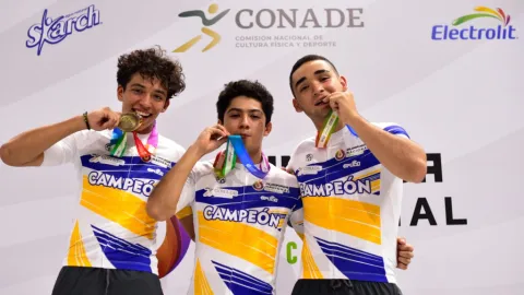 Medallas de todos los colores para Sinaloa dentro del ciclismo en la Olimpiada Nacional