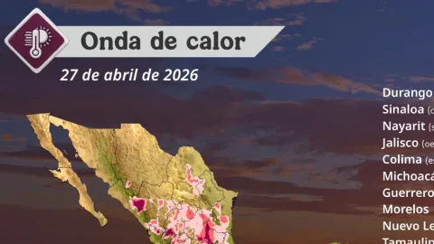 Sinaloa Enfrenta Inicio de Semana con Calor Extremo: Pronóstico de hasta 45°C y Riesgos por Onda de Calor Persistente