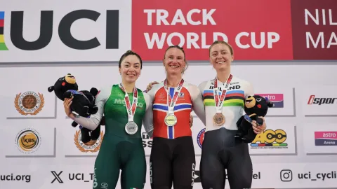 Daniela Gaxiola gana medalla de plata y México cierra con fuerza en la Copa del Mundo de Pista en Malasia