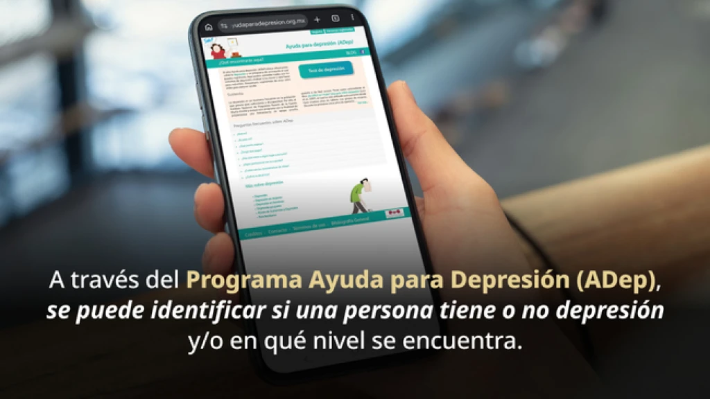 La plataforma ADEP ofrece información y ayuda sobre depresión