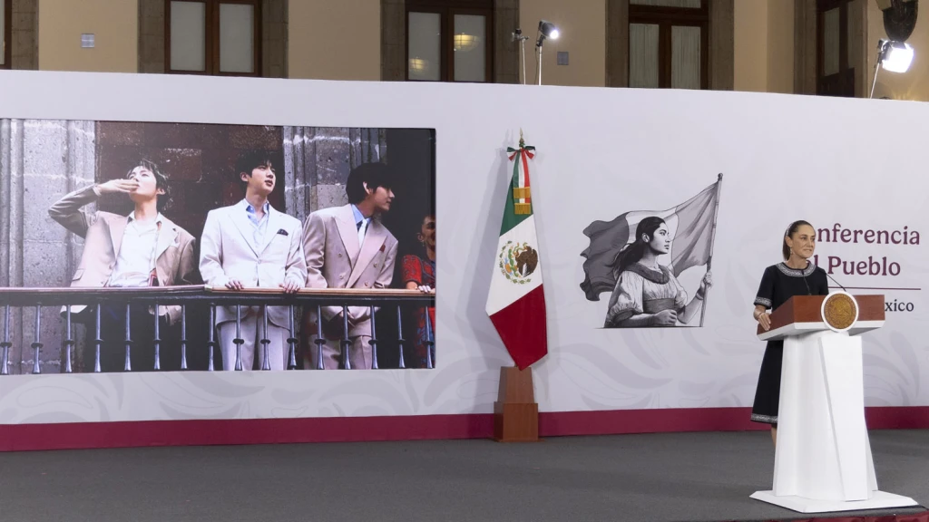 La Presidenta Claudia Sheinbaum Confirma el Regreso de BTS a México en 2027