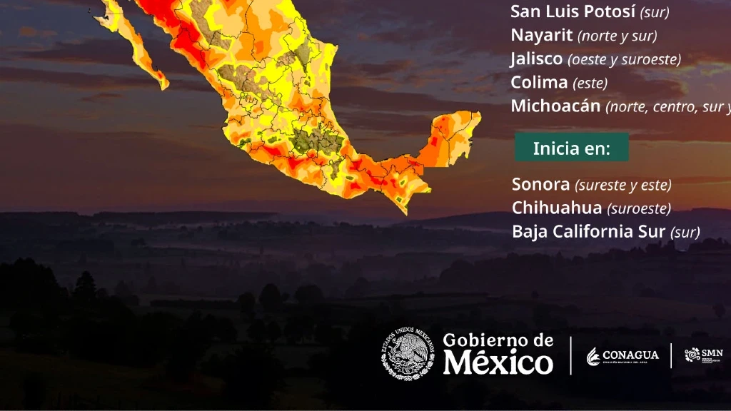 Alerta climática en el Occidente de México: Sinaloa bajo calor de 39.2°C, mientras el resto de la región experimenta cielos nublados este sábado 9 de mayo