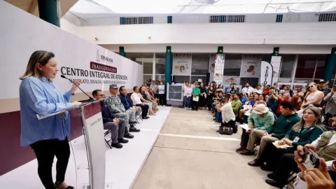 Inaugura la Gobernadora Yeraldine el Centro Integral de Atención en Villa Juárez, Navolato