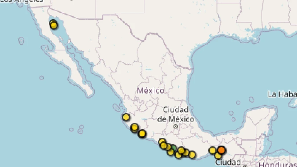 Múltiples Temblores sacuden el país este 20 de Mayo, con Chiapas y Guerrero como epicentros principales