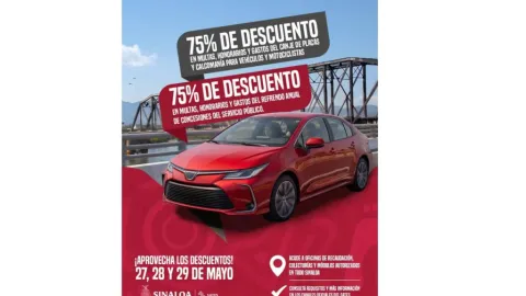 SATES anuncia estímulos fiscales y programas de regularización vehicular vigentes durante mayo