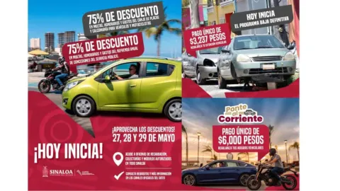 Hoy inician descuentos y programas de regularización vehicular del SATES