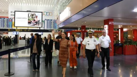 Presidenta encabeza entrega de la 1ª fase de remodelación del Aeropuerto Internacional “Benito Juárez” CDMX