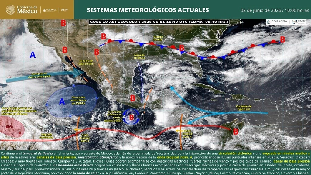 El Pacífico en Alerta: Dos Potenciales Ciclones, 'Amanda' y 'Boris', Bajo Vigilancia Meteorológica