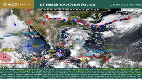 El Pacífico en Alerta: Dos Potenciales Ciclones, 'Amanda' y 'Boris', Bajo Vigilancia Meteorológica