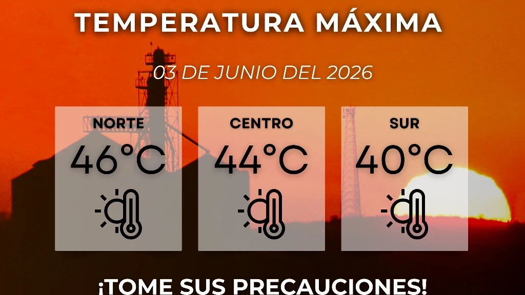 Sinaloa bajo fuego: Hasta 46°C en Choix y aviso por lluvias en sierras este 3 de junio