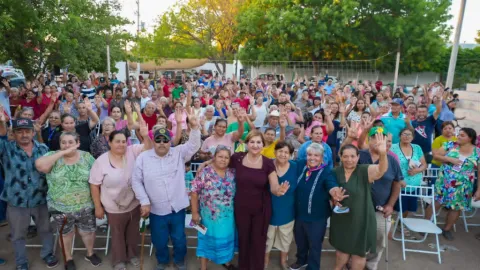 Destaca diputada Tere Guerra avances impulsados por el gobierno de Claudia Sheinbaum en encuentro con habitantes de Tierra y Libertad