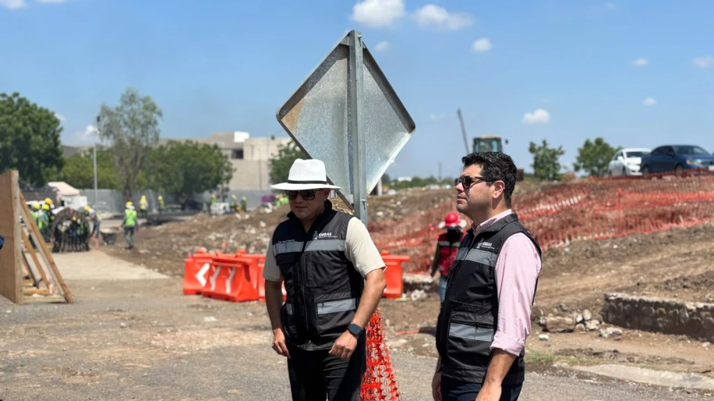 Supervisan Avances en Boulevard Agricultores y Malecón Río Culiacán