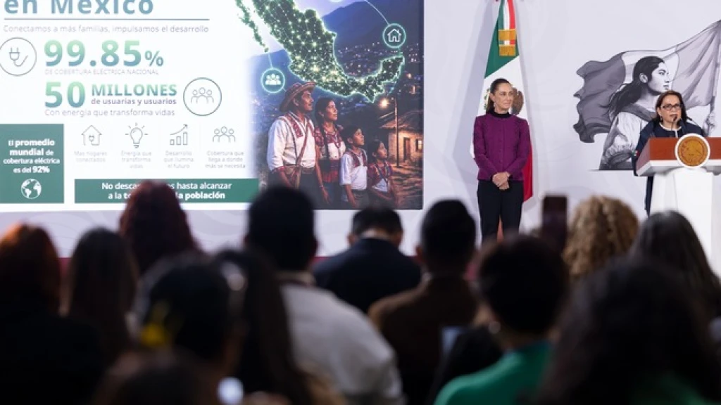 Sheinbaum Anuncia Electrificación Total de México: 45 Mil Obras y $21 Mil Millones para un País Iluminado