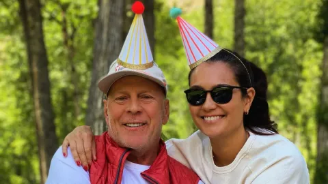 Bruce Willis reapareció junto a su esposa Emma Heming