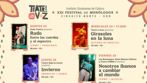 Este martes inicia el Festival del Monólogo “Teatro a una sola voz”