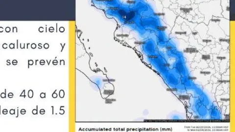Lluvias, Calor Extremo y Mar de Fondo Azotan la Región este 23 de Junio: Temperaturas de hasta 45°C y Oleaje Elevado
