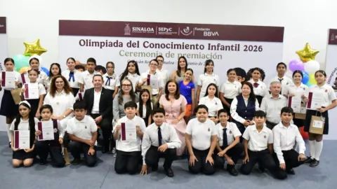 La SEPyC reconoció a los 27 ganadores de la Olimpiada Estatal del Conocimiento Infantil 2026