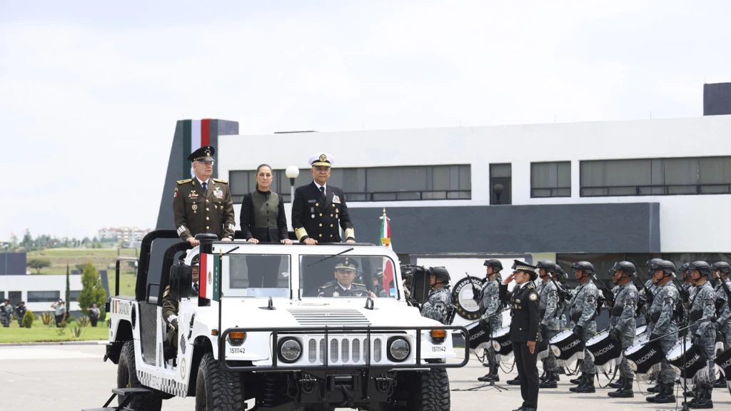 La presidenta Claudia Sheinbaum celebró el séptimo aniversario de la Guardia Nacional