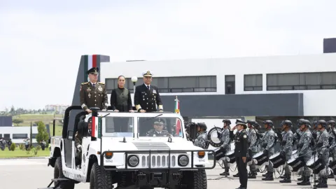 La presidenta Claudia Sheinbaum celebró el séptimo aniversario de la Guardia Nacional