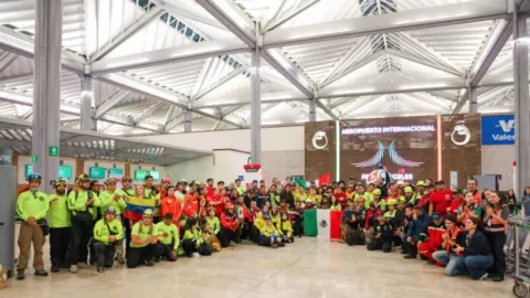 México Despliega Fuerza de 141 Brigadistas y K9 a Venezuela tras Terremoto