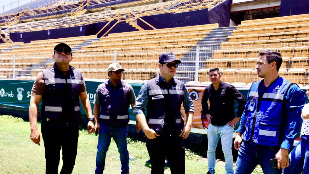 Avanza la rehabilitación del Estadio de Los Dorados en Culiacán