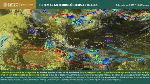 México en Alerta: Gobierno Refuerza Protocolos por Lluvias Intensas y Posible Ciclón Tropical