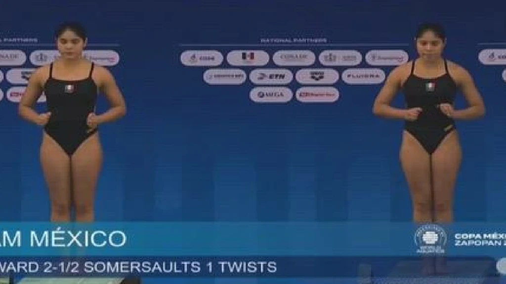 ¡Oro Histórico para México! Mía y Lía Cueva Vencen a China en la Copa de Clavados y Aseguran el Segundo Metal Dorado