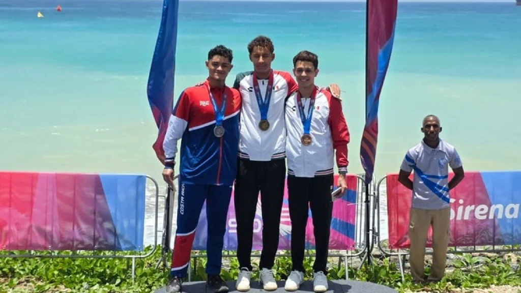 Paulo Strehlke las 4 Medallas para México en Natación de Aguas Abiertas en Santo Domingo 2026