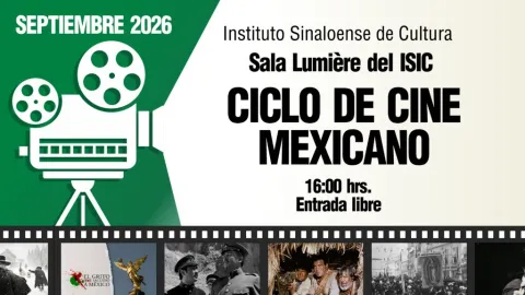 Ofrecerán Ciclo de Cine Mexicano en la Sala Lumiére del ISIC